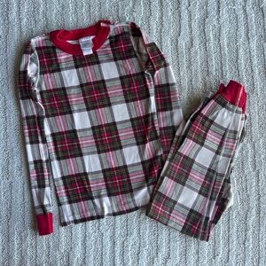 Hanna Andersson plaid pajamas size 8